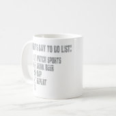 Vatertag zu erledigen kaffeetasse (Vorderseite Links)