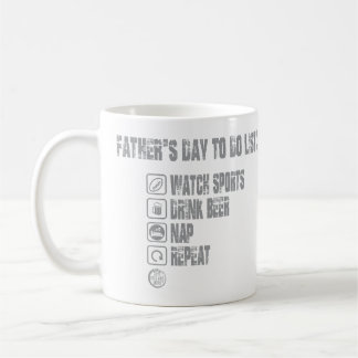 Vatertag zu erledigen kaffeetasse