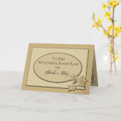 Vatertag - zu unserem Schwiegersohn Karte (Gelbe Blume)