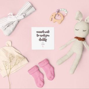 Vatertag Zukunft Vater bald Papa rosa Karte