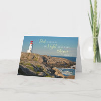 Vatertag zum Vater Leuchtturm am Rocky Shore