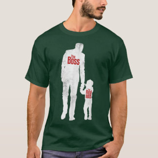 VatertagFür Vater Der Boss der echte Boss Vintag T-Shirt