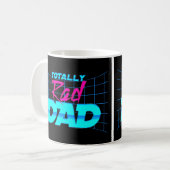 Vatertags-80er Geschenk total krasser Kaffeetasse (Vorderseite Links)