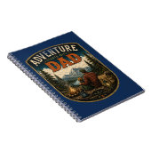 Vatertags-Berg-Outdoor-Design Notizblock (Rechte Seite)