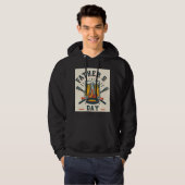 Vatertags-Bier & BBQ Lustiger Kapuzenpullover Hoodie (Vorne ganz)