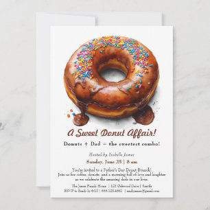 Vatertags-Brunch-Einladung – Donut-Party Einladung