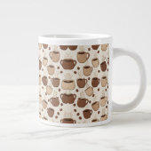 Vatertags-Kaffeestimmung Jumbo-Tasse (Rechts)