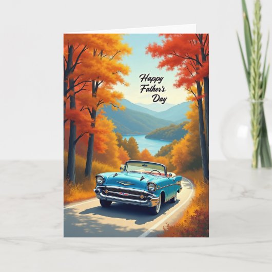 Vätertags-Karte "Scenic Route" Karte (Vorderseite)