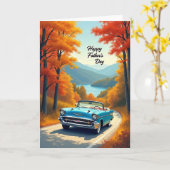 Vätertags-Karte "Scenic Route" Karte (Gelbe Blume)