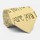 Vatertags-multi SprachVater-Vokabular-Krawatte Krawatte (Gerollt)