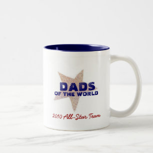 Vatertags-Tasse All-Stern Vati- Zweifarbige Tasse