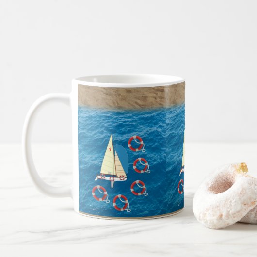 Vatertags-Tassen Kaffeetasse (Mit Donut)