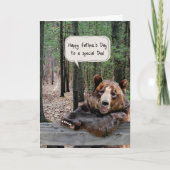 Vatertagsbär im Wald Karte (Vorderseite)