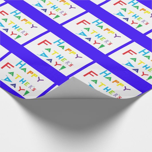 Vatertagsbroschüre Geschenkpapier (Ecke)