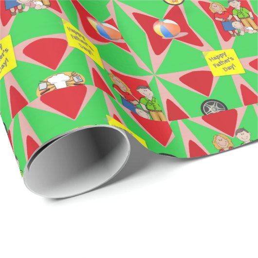 Vatertagsbroschüre Geschenkpapier (Rolleneckpunkt)