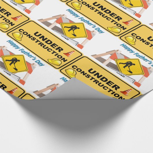 Vatertagsbroschüre Geschenkpapier (Ecke)