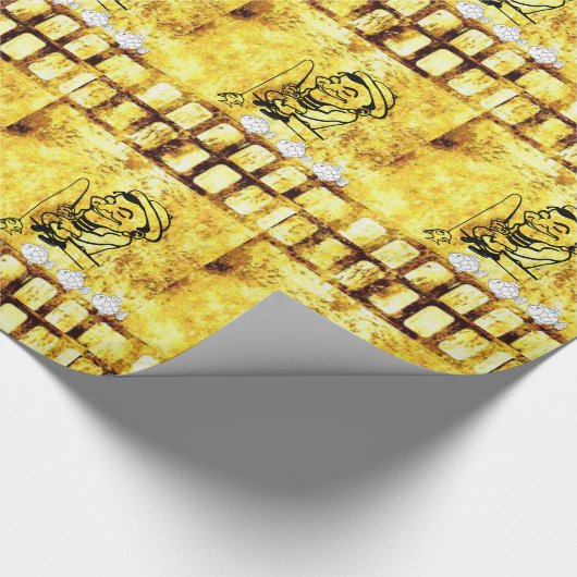 Vatertagsbroschüre Geschenkpapier (Ecke)