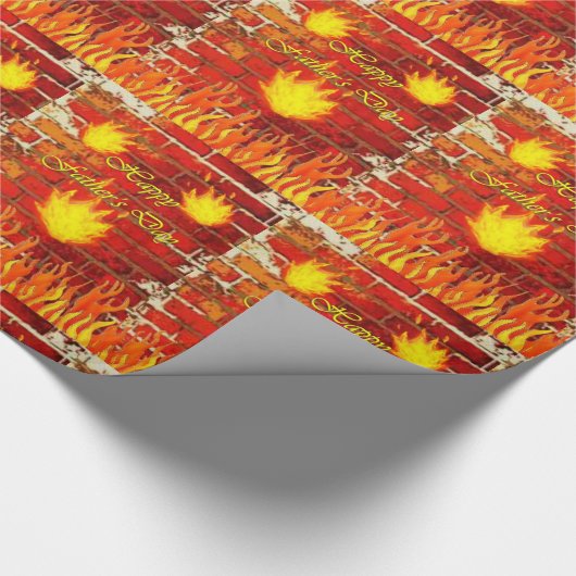 Vatertagsbroschüre Geschenkpapier (Ecke)