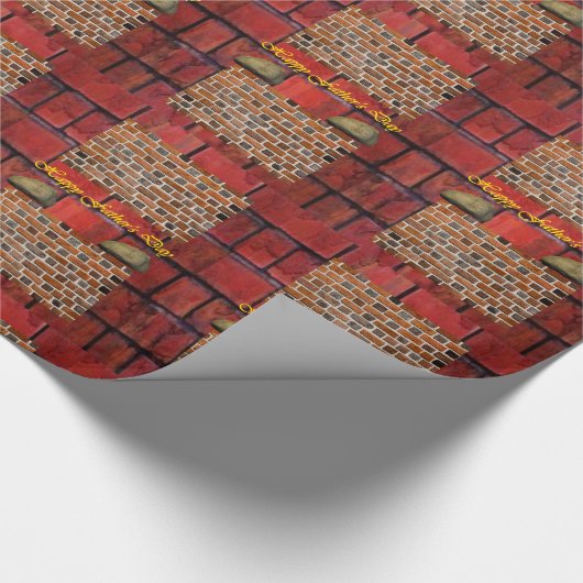 Vatertagsbroschüre Geschenkpapier (Ecke)