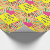 Vatertagsbroschüre Geschenkpapier (Ecke)