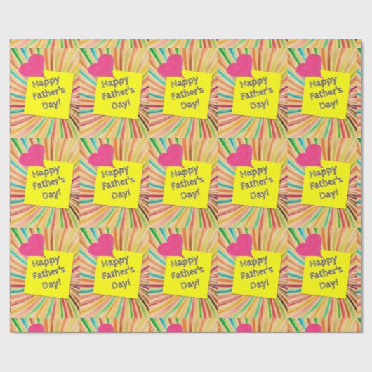 Vatertagsbroschüre Geschenkpapier (Flach)