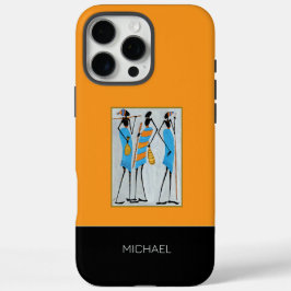 Vatertagsfarbe, Masai-Krieger iPhone 16 Pro Max Hülle