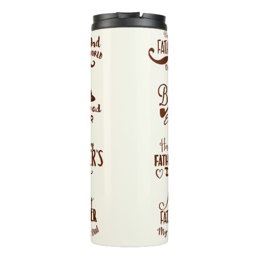 Vatertagsfeier Thermosbecher (Rückseite)