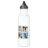 Vatertagsflasche | Personalisierte Fotos Edelstahlflasche (Links)