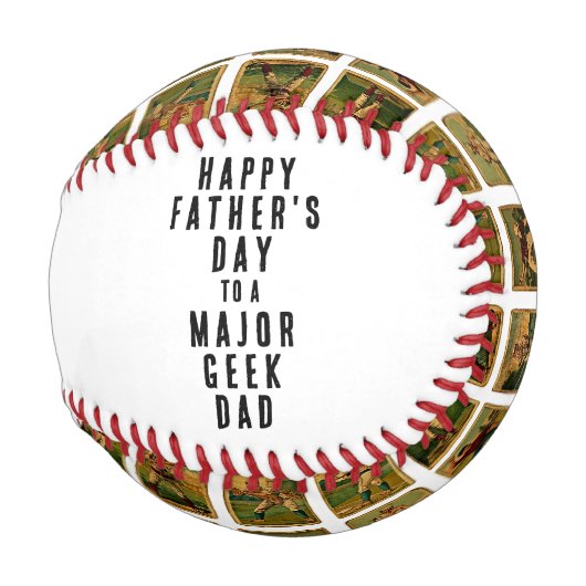 Vatertagsgeschenk Baseball (Rückseite Links)