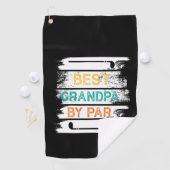 Vatertagsgeschenk | Bester Opa nach Par Golfhandtuch (Insitu)