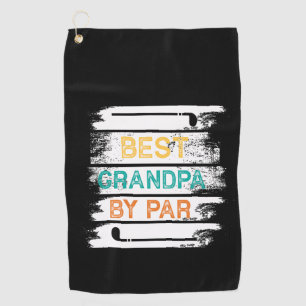 Vatertagsgeschenk Bester Opa nach Par Golfhandtuch
