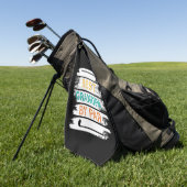 Vatertagsgeschenk | Bester Opa nach Par Golfhandtuch (Gras)