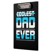 Vatertagsgeschenk | Coolster Vater je Klemmbrett (Links)