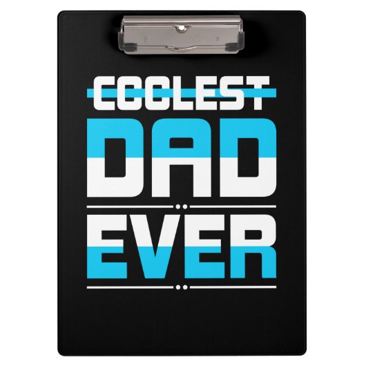 Vatertagsgeschenk | Coolster Vater je Klemmbrett (Vorderseite)