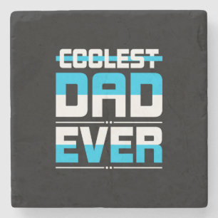 Vatertagsgeschenk Coolster Vater überhaupt Steinuntersetzer