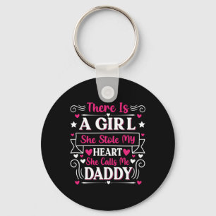 Vatertagsgeschenk Ein Mädchen ruft mich Daddy an Schlüsselanhänger