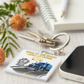 Vatertagsgeschenk für LKWs Akryllischer Schlüssela Schlüsselanhänger (Vorderseite rechts)