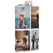 Vatertagsgeschenk für Papa | Benutzerdefiniertes F Flachmann (Rechts)