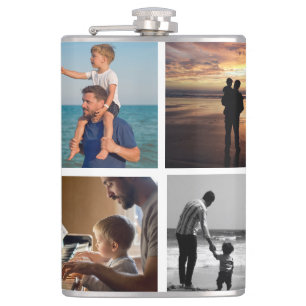 Vatertagsgeschenk für Papa Benutzerdefiniertes F Flachmann