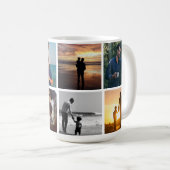 Vatertagsgeschenk für Papa | Benutzerdefiniertes F Kaffeetasse (VorderseiteRechts)