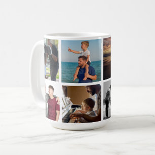 Vatertagsgeschenk für Papa Benutzerdefiniertes F Kaffeetasse