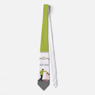 Vatertagsgeschenk für Papa Benutzerdefiniertes F Krawatte