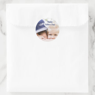 Vatertagsgeschenk für Papa   Benutzerdefiniertes F Runder Aufkleber