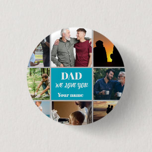 Vatertagsgeschenk für Papa   Benutzerfoto & Name Button