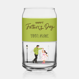 Vatertagsgeschenk für Papa | Benutzerfoto & Name Dosenglas