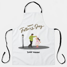 Vatertagsgeschenk für Papa | Benutzerfoto & Name Schürze