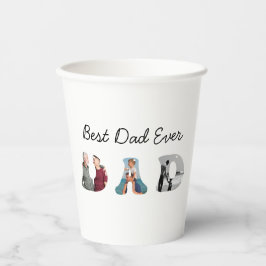 Vatertagsgeschenk für Papa \ Bester Papa überhaupt Pappbecher