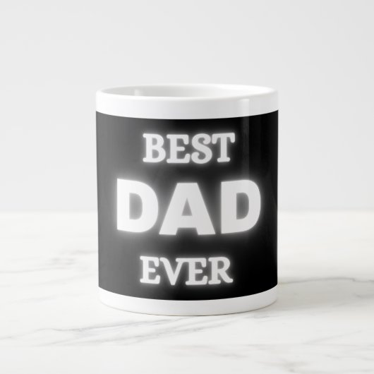 Vatertagsgeschenk für Papa Jumbo-Tasse (Vorderseite)