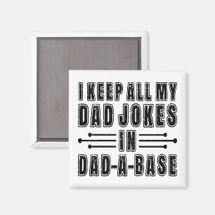 Vatertagsgeschenk für Papa mit lustigen Papa-Witze Magnet