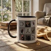 Vatertagsgeschenk für Papa Schwarz Tasse